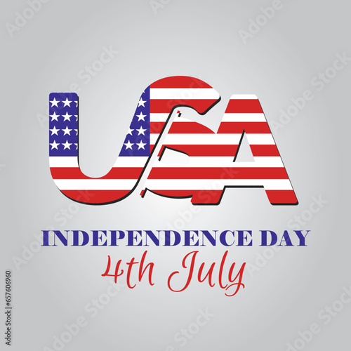 Immerse your designs in the red, white, and blue grandeur with this illustrative homage to the USA's Independence Day on the 4th of July.  Whether for patriotic promotions, national holiday graphics.