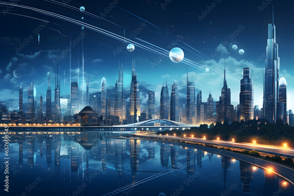 Cityscape of Tomorrow: Digital Society Unveiled

