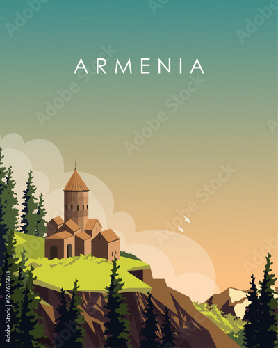 Armenia travel poster