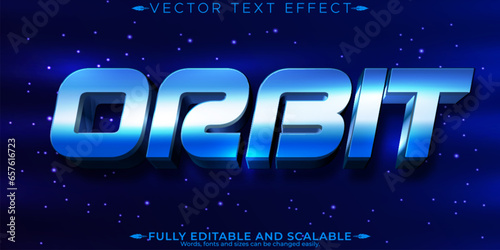 Galaxy text effect, editable universe and stars customizable font style