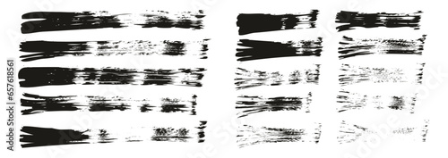 Wallpaper Mural Flat Fan Brush Thin Straight Lines Mix High Detail Abstract Vector Background Mix Set  Torontodigital.ca