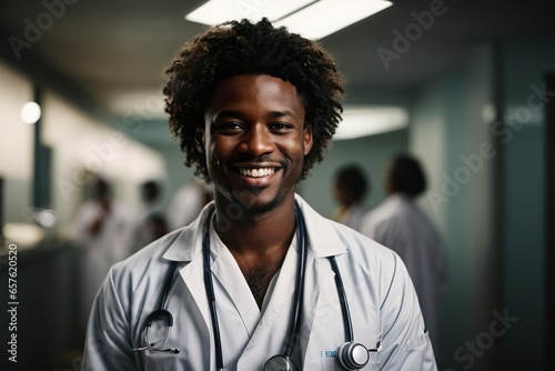 A doctor Smiling - American African