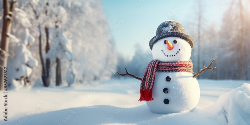snowman in the snow,
Snowman in Winter Wonderland, 
Frosty the Snowman in Snowy Landscape, 
Happy Snowman on a Cold Winter Day, 
Snowman Enjoying the Snowy Season, 
Classic Snowman Scene in the Snow