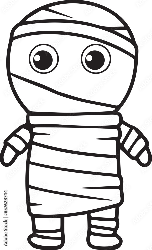 cartoon mummy