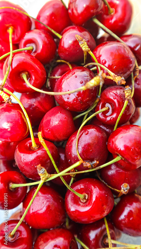 cherries on the market