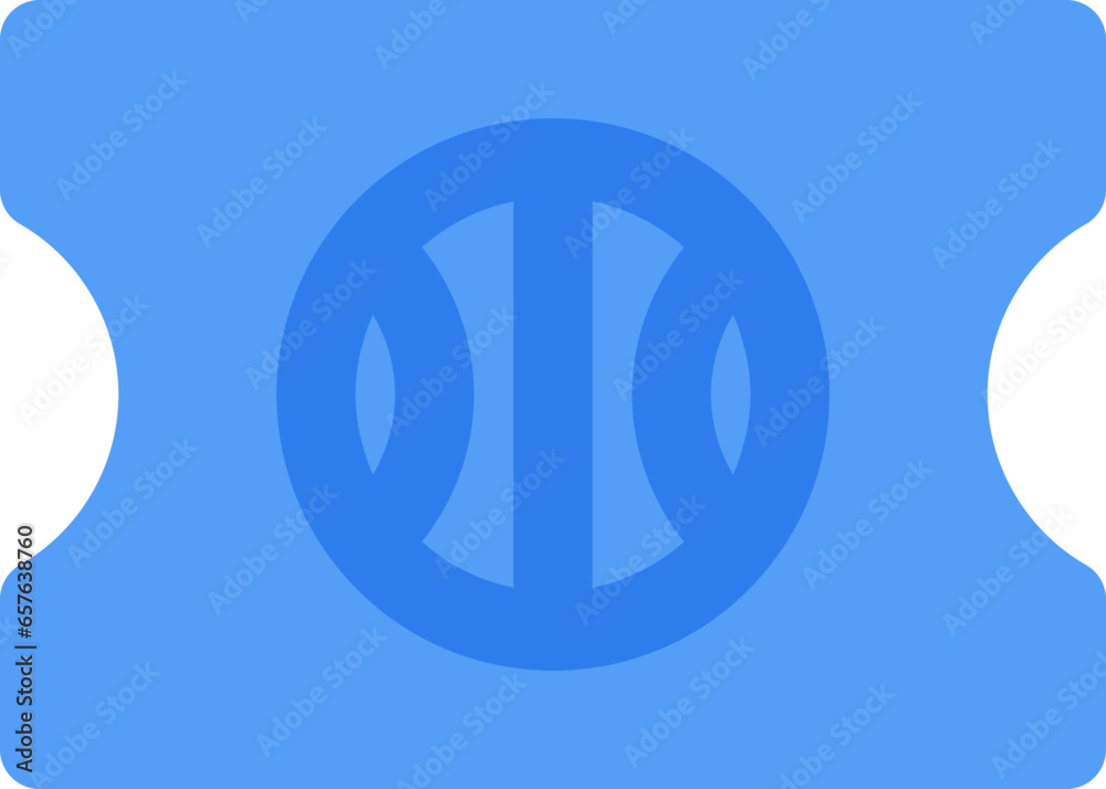 ticket basketball icon