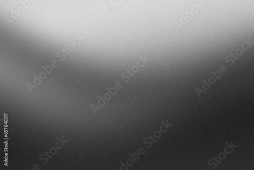 white grey black , grainy noise grungy texture color gradient rough abstract background shine bright light and glow , template empty space