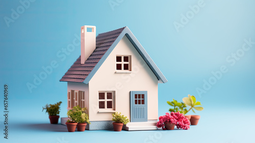 a small miniature house