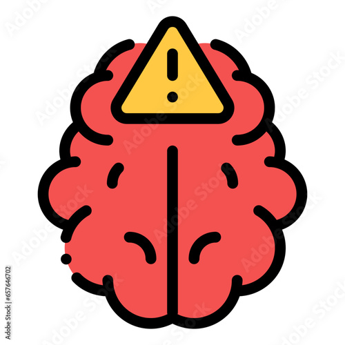 brain error icon