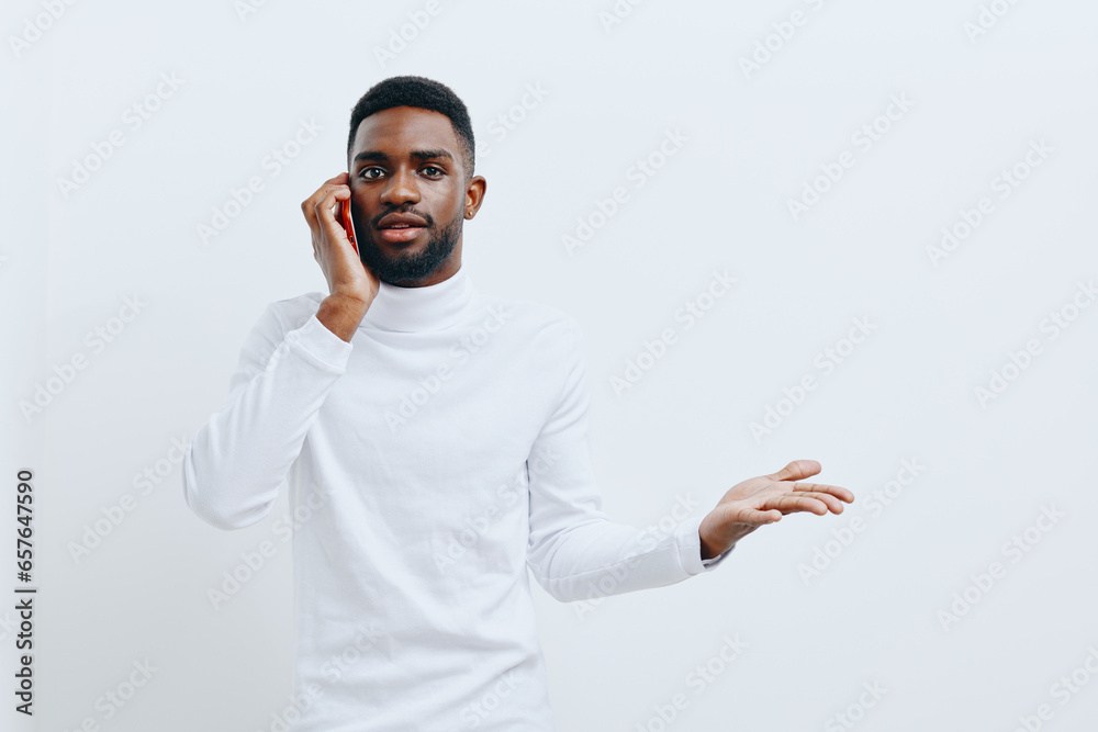 man black technology happy mobile smile young businessman african phone app man black technology happy mobile smile young businessman african phone app