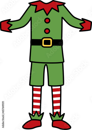 Cute Little Elf Kid Costume