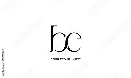 BC, CB, B, C abstract letters logo monogram