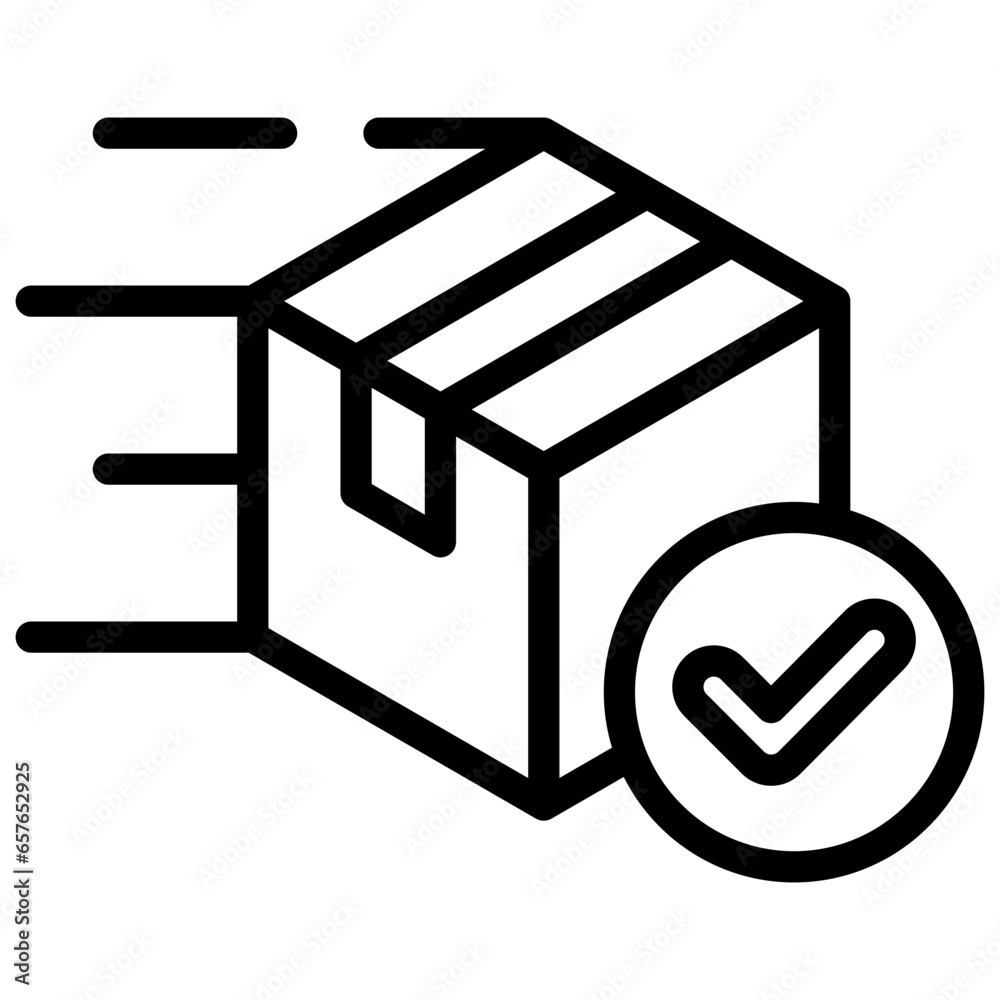 Finished Product Outline Icon Finished Product Outline Icon