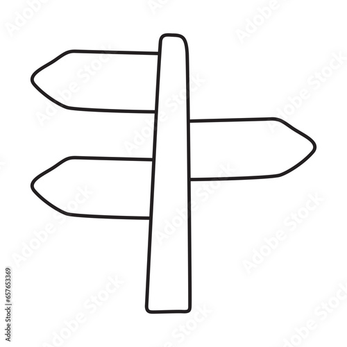 signboard hand drawn illustration