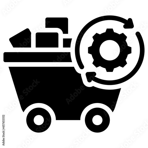 Processing Glyph Icon