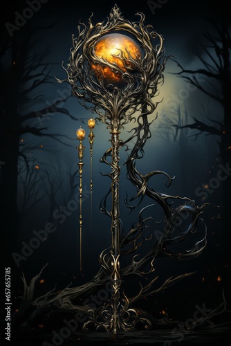 dark fantasy magic wand © stasknop