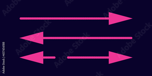 set of arrows