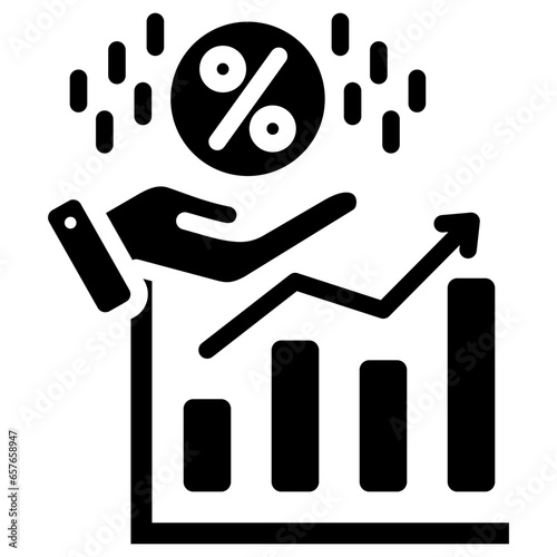 Dividends Glyph Icon