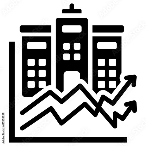 Public Company Glyph Icon