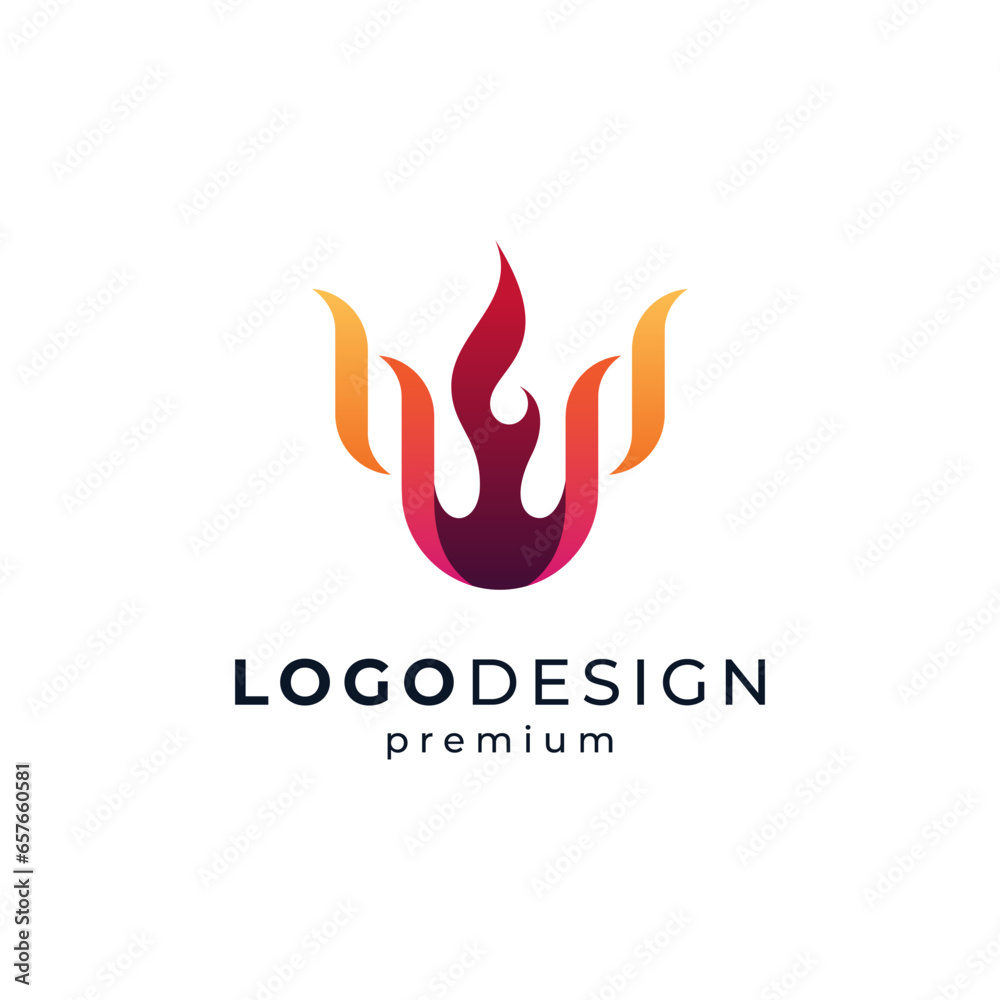 abstract fire for HVAC or firefighter logo design abstract fire for HVAC or firefighter logo design