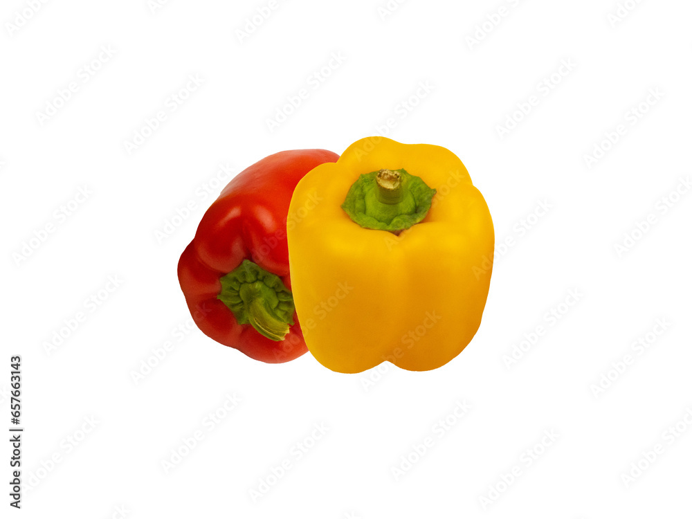 Capsicum, Amazing Color Two Nice Capsicums Capsicum, Amazing Color Two Nice Capsicums