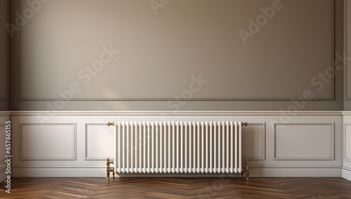 Wallpaper Mural Heating radiator, generative AI Torontodigital.ca