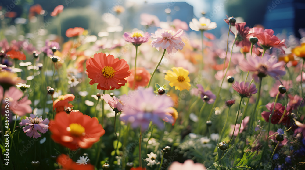 flowers in the field