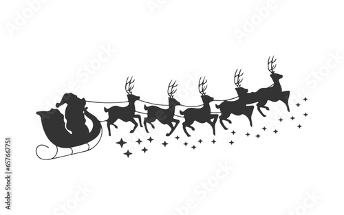 santa claus sleigh  santa claus reindeer