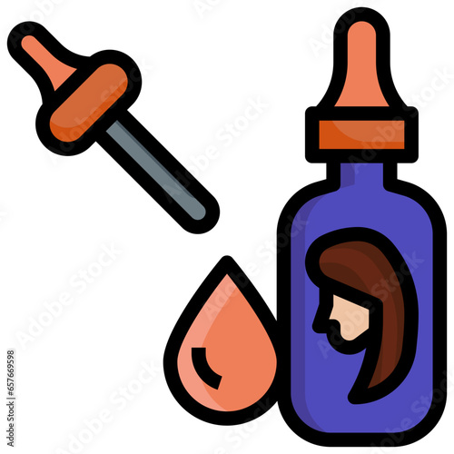 serum filled outline icon,linear,outline,graphic,illustration