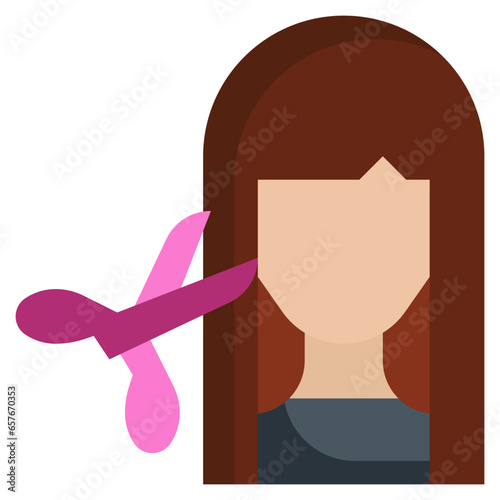 bangs filled outline icon,linear,outline,graphic,illustration