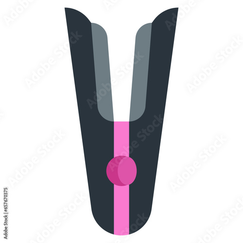 flat iron filled outline icon,linear,outline,graphic,illustration