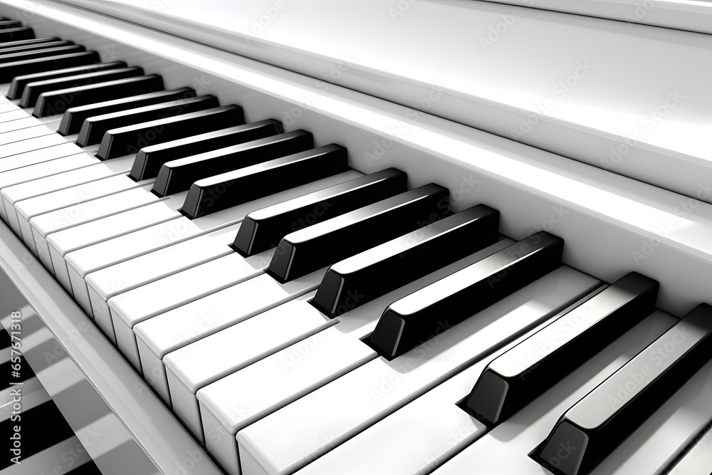 Naklejka premium Klavier - Piano