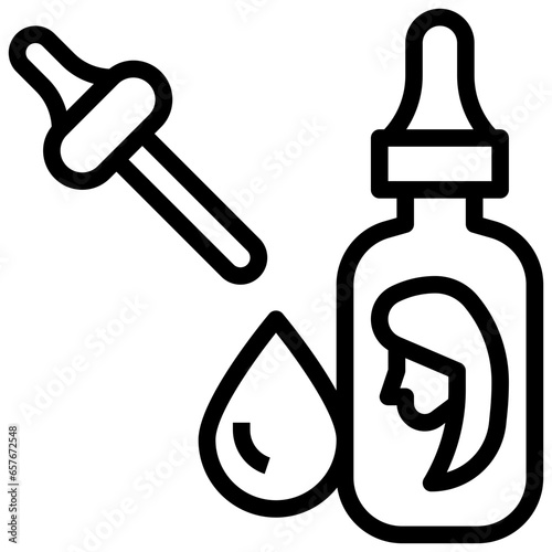 serum filled outline icon,linear,outline,graphic,illustration
