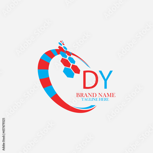 DY letter logo. NMI simple and modern logo. DY luxurious alphabet design. Elegant and stylish DY logo design for your company DY letter logo vector design. backround with white