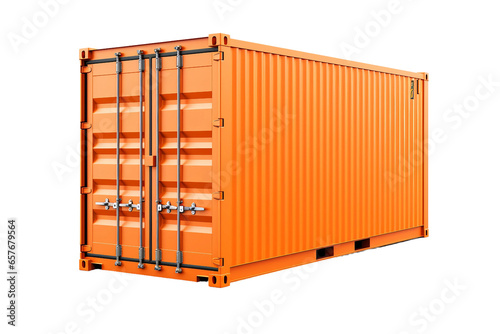 Container Isolated on transparent background, Generative Ai