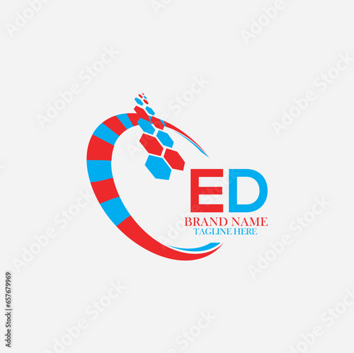 ED letter logo. NMI simple and modern logo. ED luxurious alphabet design. Elegant and stylish ED logo design for your company ED letter logo vector design. backround with white