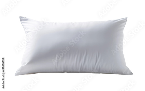 Cozy Comfort: The Soft White Pillow Experience Isolated on a Transparent Background PNG