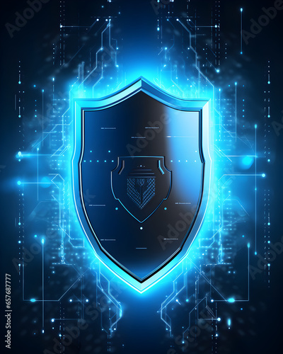 Cyber Fortress: Digital Shield Safeguarding Data