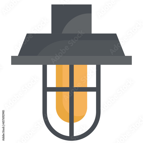 outdoor ceiling lights filled outline icon,linear,outline,graphic,illustration
