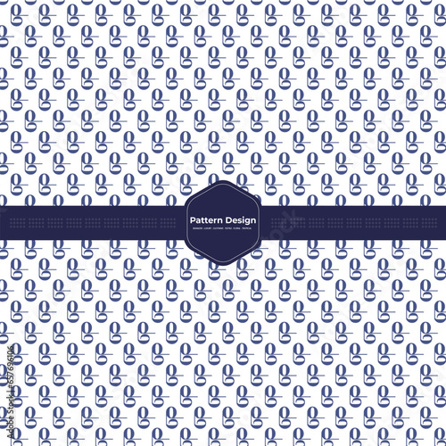 Seamless flat  pattern design design template