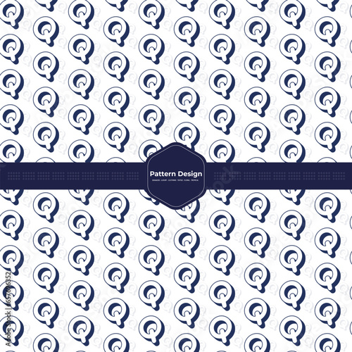 Seamless flat  pattern design design template
