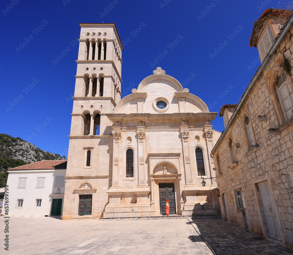 Cathedral of Saint Stephen in Hvar, Croatia