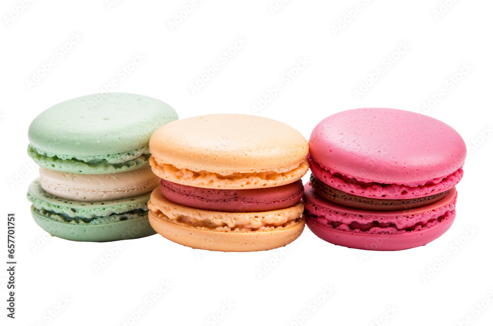 Group of macaron png, isolated on transparent background, french cakes pastel, macaroons cut-out Group of macaron png, isolated on transparent background, french cakes pastel, macaroons cut-out
