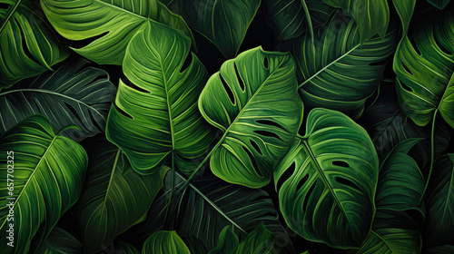 Sunlit Shadows and Lush Greens: A Tropical Dreamscape