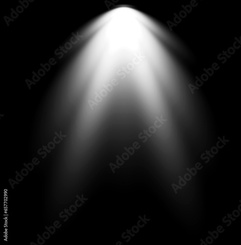 Concert stage with white spotlight. Royalty high-quality free stock image of Stage white spotlights black background. White spotlight strike through the darkness, light Effects photo