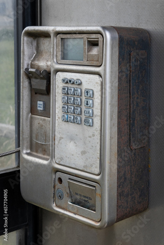 Old Pay Phone in Northern Ireland