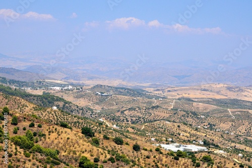 Vista de la Sierra de las Nieves desde Tolox  M  laga 
