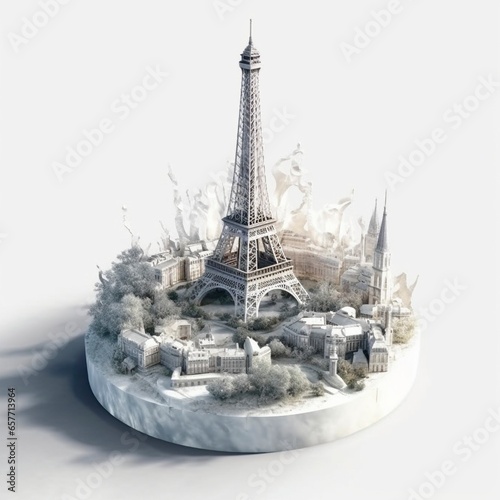 Paris city icon