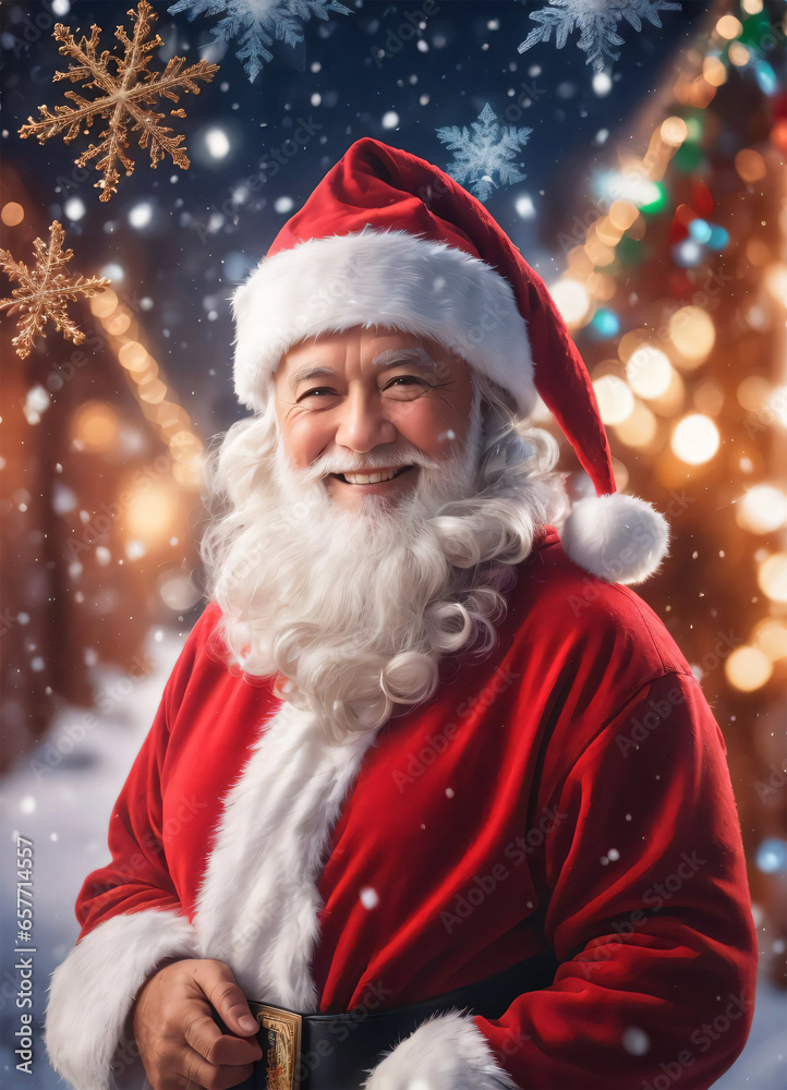 Christmas Vibe Photo of Santa Claus