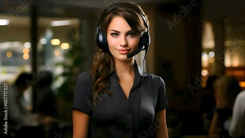 woman in the  office